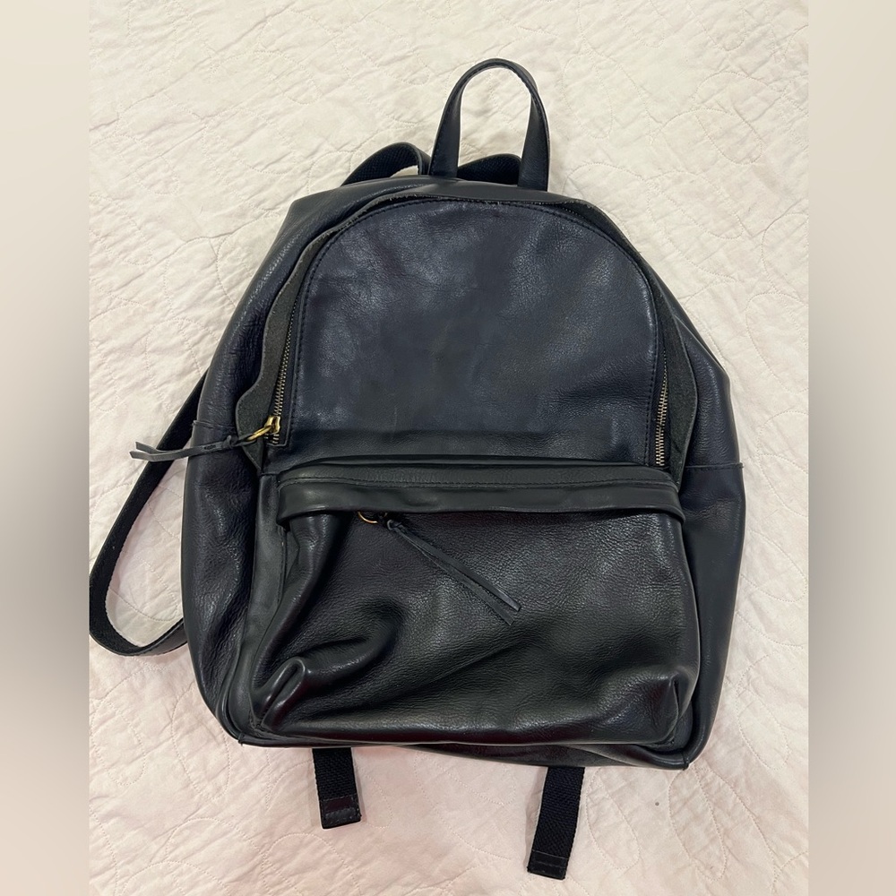Madewell - all leather backpack